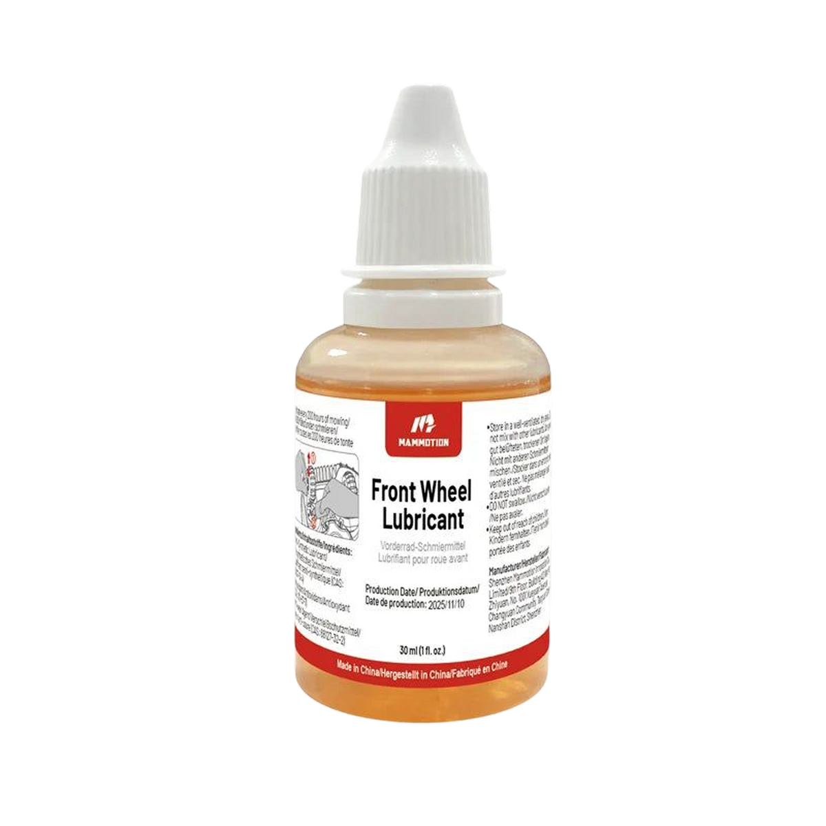 Front Wheel Lubricant