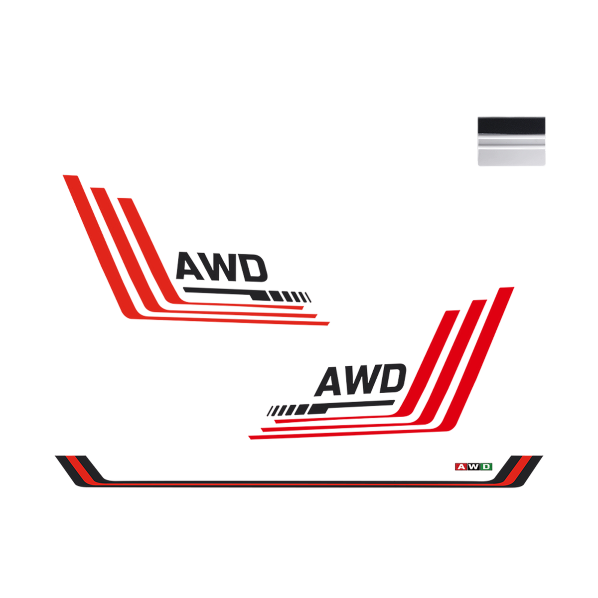 Formula Car Sticker for LUBA 2 AWD Series