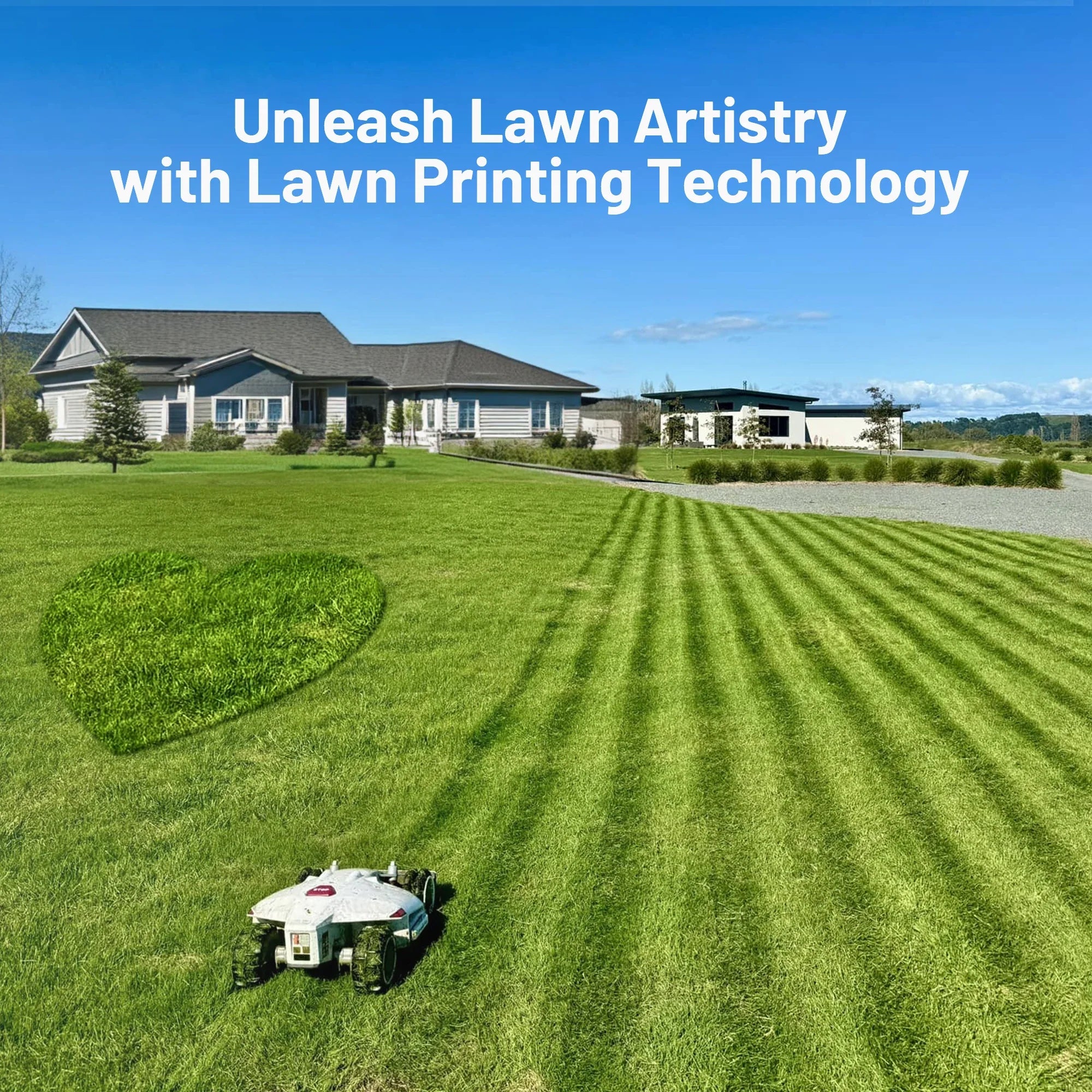 Mammotion LUBA 2 robot lawn mower - Unleash Lawn Artistry with Lawn Printing Technology